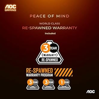 AOC CQ32G2S 32" Curved Frameless Gaming Monitor 2K QHD, 1500R Curved VA, 1ms, 165Hz, FreeSync, Height adjustable, 3-Year Zero Dead Pixel Guarantee,Black