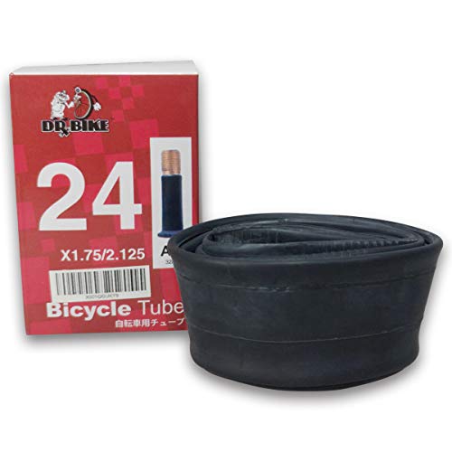 DR BIKE Bicycle Inner Tube, 24 inch, Durable Butyl Rubber, Schrader Valve