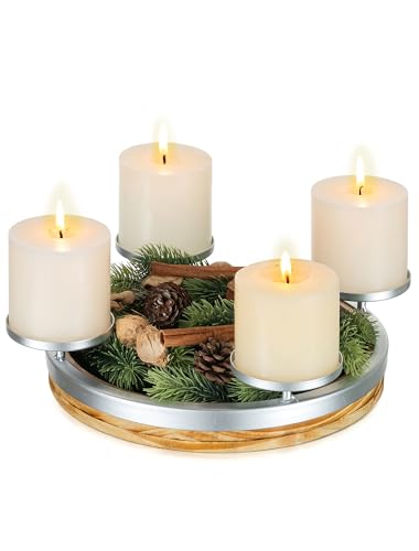 Romadedi Advent Kerzenhalter Adventskranz Holz: adventkranz modern...