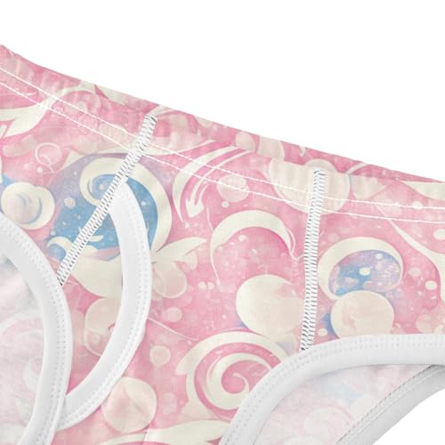 KLL Pink Glitter Texture Toddler Boys' Comfort Briefs Breathable Undies4