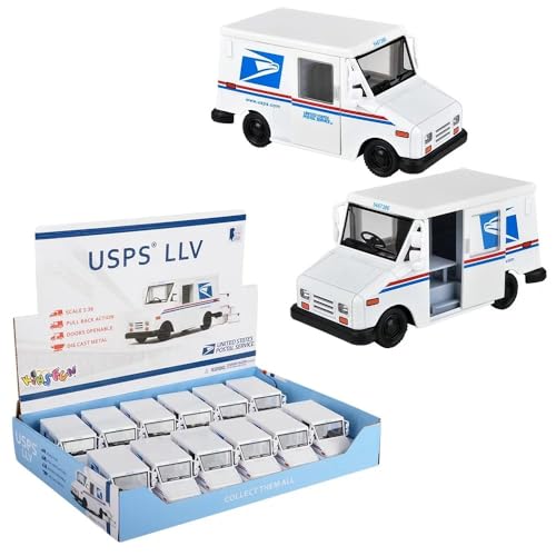 Camión de reparto US Postal Service a escala 1:36 miniatura 3