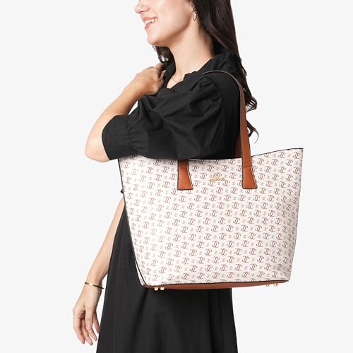 Image of Lavie Women's Mono LL Harper Tote Bag for Women | Tote Bag for Work | Ladies purse | Stylish Shoulder Bag | Gift for Women