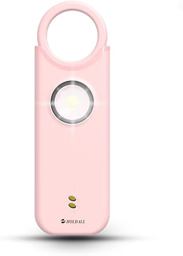 Miniatura 7 de Alarma de seguridad personal para mujeres, sirena fuerte de 135 dB con luz estroboscópica, advertencia acústica, alarma de seguridad de emergencia