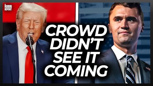 Crowd Stunned by Trump’s Brutally Honest Remark at Charlie Kirk’s Funeral Podcast Por arte de portada