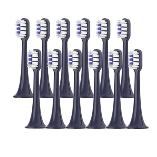 �����p���u���V�w�b�h�݊��� Xiaomi T300/T500/T500C/T700 ���u���V�_�炩���уu���V�w�b�h�N���[��(Black-12PCS)
