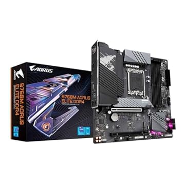 PLACA MAE B760M AORUS ELITE DDR4 SOCKET INTEL LGA1700 14ª 13ª E 12ª GERACAO - B760M A ELITE DDR4