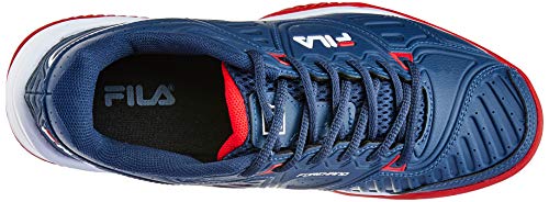 Tênis Forehand, Fila, Masculino, Marinho/Vermelho/Branco, 40
