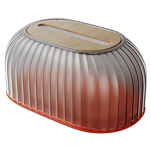 Acfthepiey Gestreepte Papieren Doos Desktop Europese Stijl Natte Tissue Box Huishoudelijke Verwijderbare Tissue Box Met Lente Automatische Lifting, B