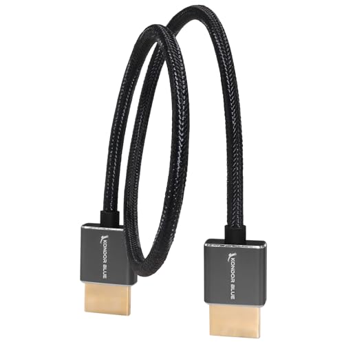 Cable HDMI KONDOR BLUE de nailon para grabación con monitores externos en sets de cine 4