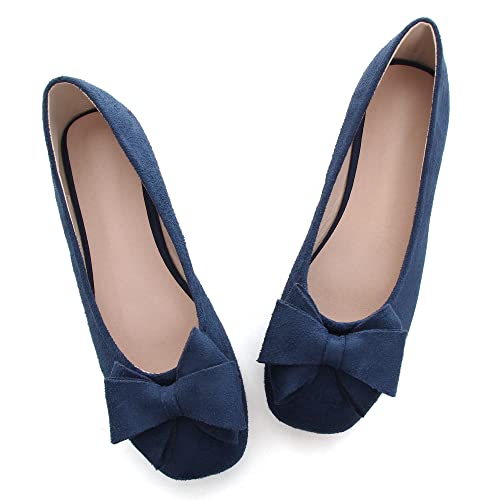 Image of Dear Time Women's Flats Shoes Bowknot Dressy Ballets Loafers Wedding Business Casual Walking Shoes
