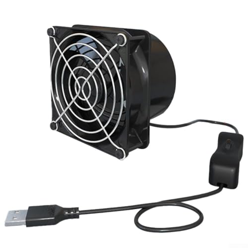 Campana extractora USB compacta diseñada para una ventilación óptima de la cocina sin complicaciones de instalación (A)
