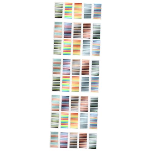 40 guides de lecture colorés autocollants signets de repérage visuel pour la lecture