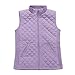 Bienzoe Women Slim Casual Zip Quilted Sleeveless Light weight Vest Stretch Rib