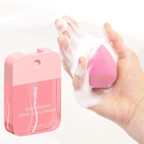 Kaely Makeup Brush Cleaner,Professional Make Up Brush,Sponge,Powder Puff Shampoo,Limpiador De Brochas De Maquillaje,Deep Clean Rinse Free Quick Dry,Vegan & Cruelty Free,1.23Fl.Oz thumb #4