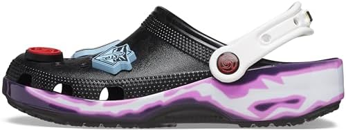 Crocs Unisex Jujutsu Kaisen Classic Clogs, Black, Numeric_8 US Men | Image 6