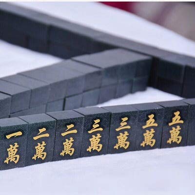 Jade Handicraft Natural Hetian Jade Jade Mahjong miniatura 3