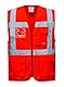 Portwest BERLIN EXEKUTIV WESTE, Größe: XL, Farbe: Rot, S476RERXL