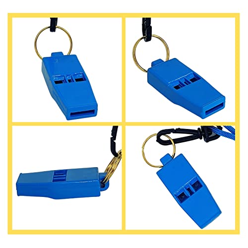 Image of RightCare Windy 636 Sports and Training Pea Less Whistles- Used by Professionals (Pack of 4)-Blue