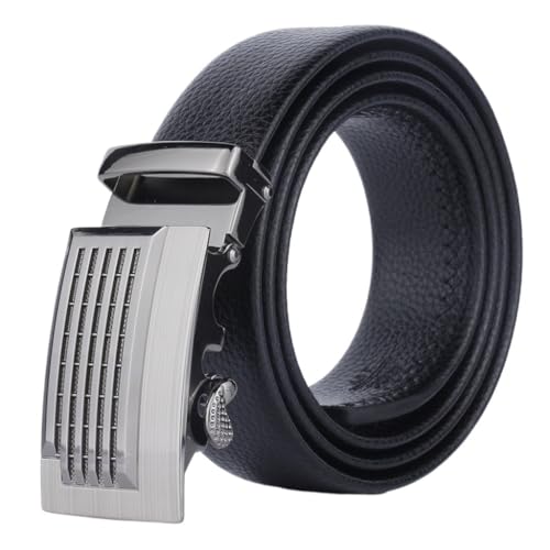 JSEIAJB Business Automatic Buckle Men's Belt Scratch Resistant And Wear-resistant Waist Belt