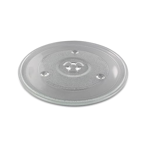 DEKAROX Drehteller Mikrowellenteller Glasteller 270mmØ rund mit 3 Füßen universal für Mikrowelle