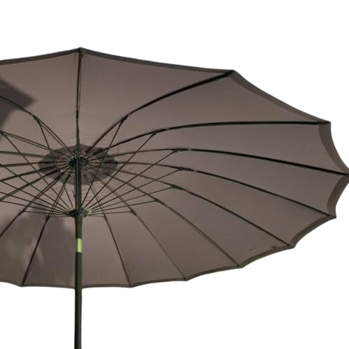 Image of 2.7m Shanghai Crank & Tilt Garden Parasol - Taupe