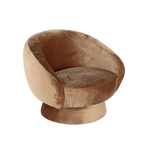 Sillón elegante tela naranja oscuro miniatura 4