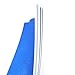 TooMeeCrafts 11 Inches by 8 Inches Glitter Cardstock, Bright Blue Color,Pack of 10