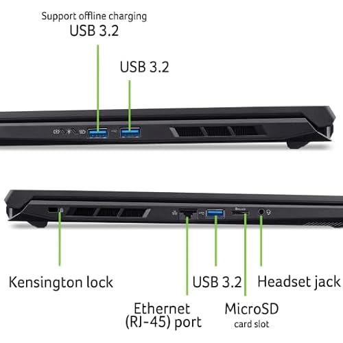 acer Nitro V 17 AI, ANV17-41, Gaming Laptop, 17.3" AMD Ryzen 7, 32GB RAM, 1TB SSD, NVIDIA RTX 5050 - Image 7