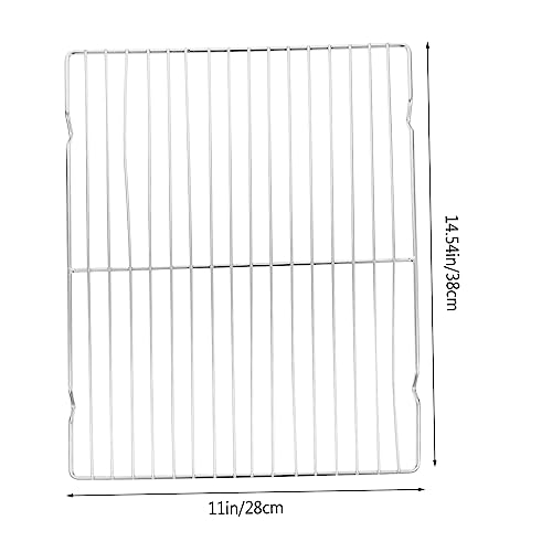 Miniatura 2 de Luxshiny Rejilla Inoxidable Para Asar Enfriar Hornear 30x40 Cm Diseño Antiadherente Multiusos Para Barbacoa Y Cocina