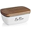 Farmhouse Butter Dish, ALELION Larg...