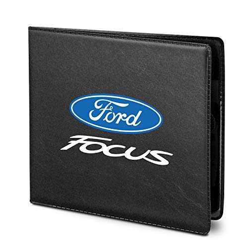 iPick Image for Ford Focus Car Auto Insurance Registration PU Leather Document Holder Wallet