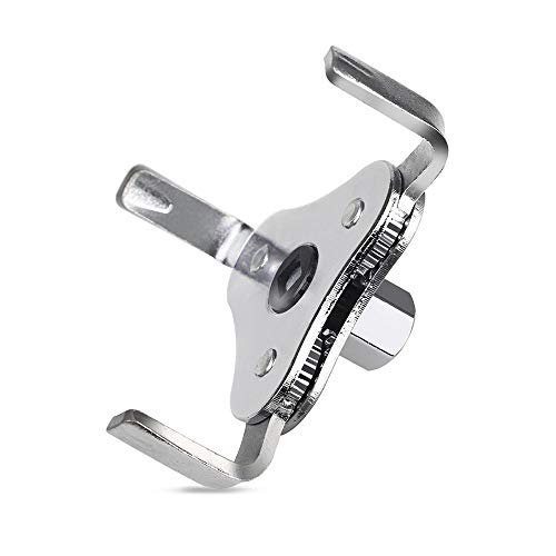 Universal Adjustable Oil Filter Wrench From 2-1/2 inch to 4.5 inch Oil Filter Wrench Tool Set With 3 Jaw