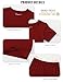 Jimonda Baby Boys Girls Pajama Sets Toddler Sleepwear Cool Jammies 2pcs Viscose from Bamboo PJs Short Sleeved 18M-8Y(Dark Red-3T)