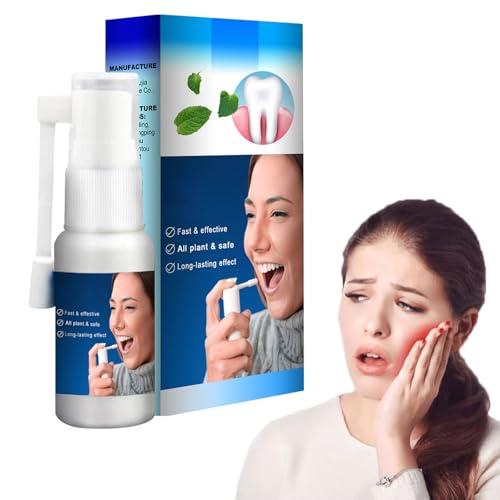 Rakiuty - Spray de Soulagement de la Douleur Dentaire, Spray de Remèdes pour les Dents et les Gencives, 30 ml