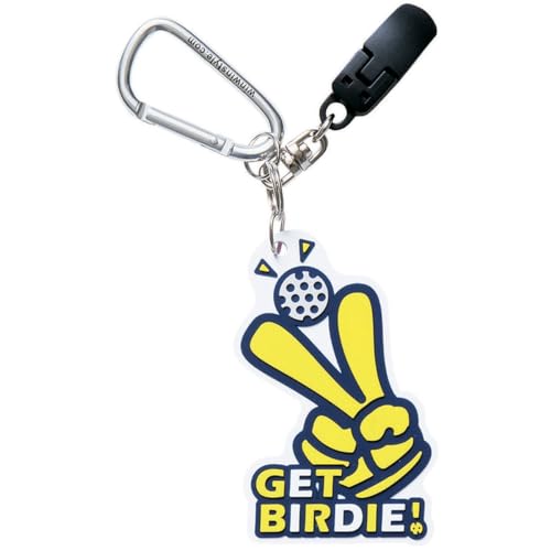 WINWIN STYLE(ウィンウィンスタイル) GET BIRDIE ! PUTTER CATCHER RUBBER TYPE PC-113 ユニセックス PC-113 イエロー 用途:パターキャッチャー&ネームタグ