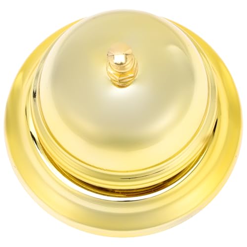 UKCOCO Campanello da Tavolo in Lega Compatto e Leggero per Ristorante Bar e Reception Campanello di Servizio Pratico e Resistente per Uso Quotidiano per Colore Casuale Stile Casuale