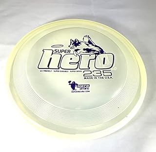 Hero Super Hero Dog Sport Disc - Clear