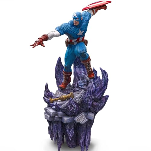 Iron Studios Estatua BDS Art Scale 1/10 Captain America Deluxe Infinity Gauntlet Diorama 34 cm