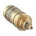 Brass Thermostatic Cartridge Replacement for Shower Mixer Valve Repair Kit, All Copper Valve Core with Precise Control 20-48°C, Compatible with Built-in Thermostats
