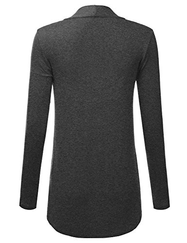 Image of LALABEE Women's Draped Open-Front Long Sleeve Light Weight Cardigan (S~3XL)