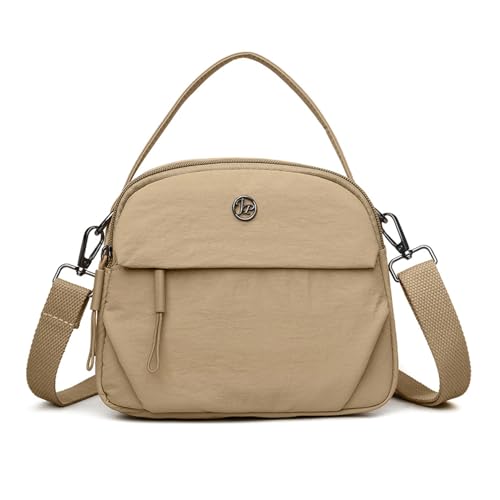 Bolsa tiracolo pequena feminina casual de nylon bolsa de telefone pequena carteira de viagem, Verde, Bolsa tiracolo casual feminina
