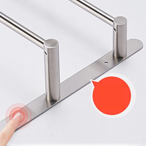 Rangement serviette à 3 barres contre l'encombrement des salles de bain - 2