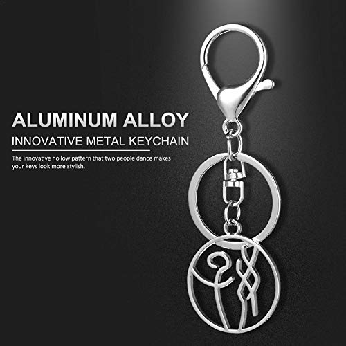 Briskay Llavero Patrón Innovador De Metal Elegante Llavero para Bolsos Mochilas Cajón Llaves del Auto