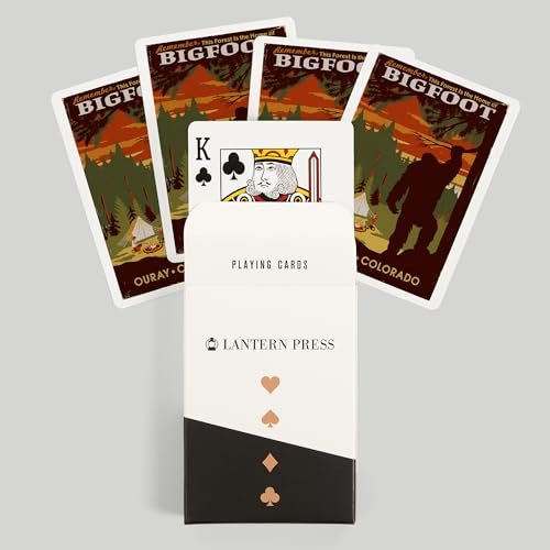 Baraja de 52 cartas Poker Ouray Colorado Bigfoot miniatura 6