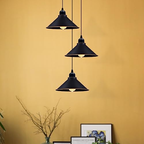 Pantalla de metal retro con acabado premium negro y dorado para oficinas elegantes 3