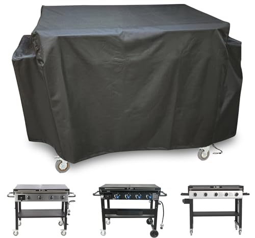 ZJYWSCH Cover for Pit Boss Deluxe 4 Burner PB757GD Standard/Deluxe 5 Burner PB5BGD PB5BGD1 Griddle Grill Waterproof for Blue Rhino Razor Griddle GGC1643L