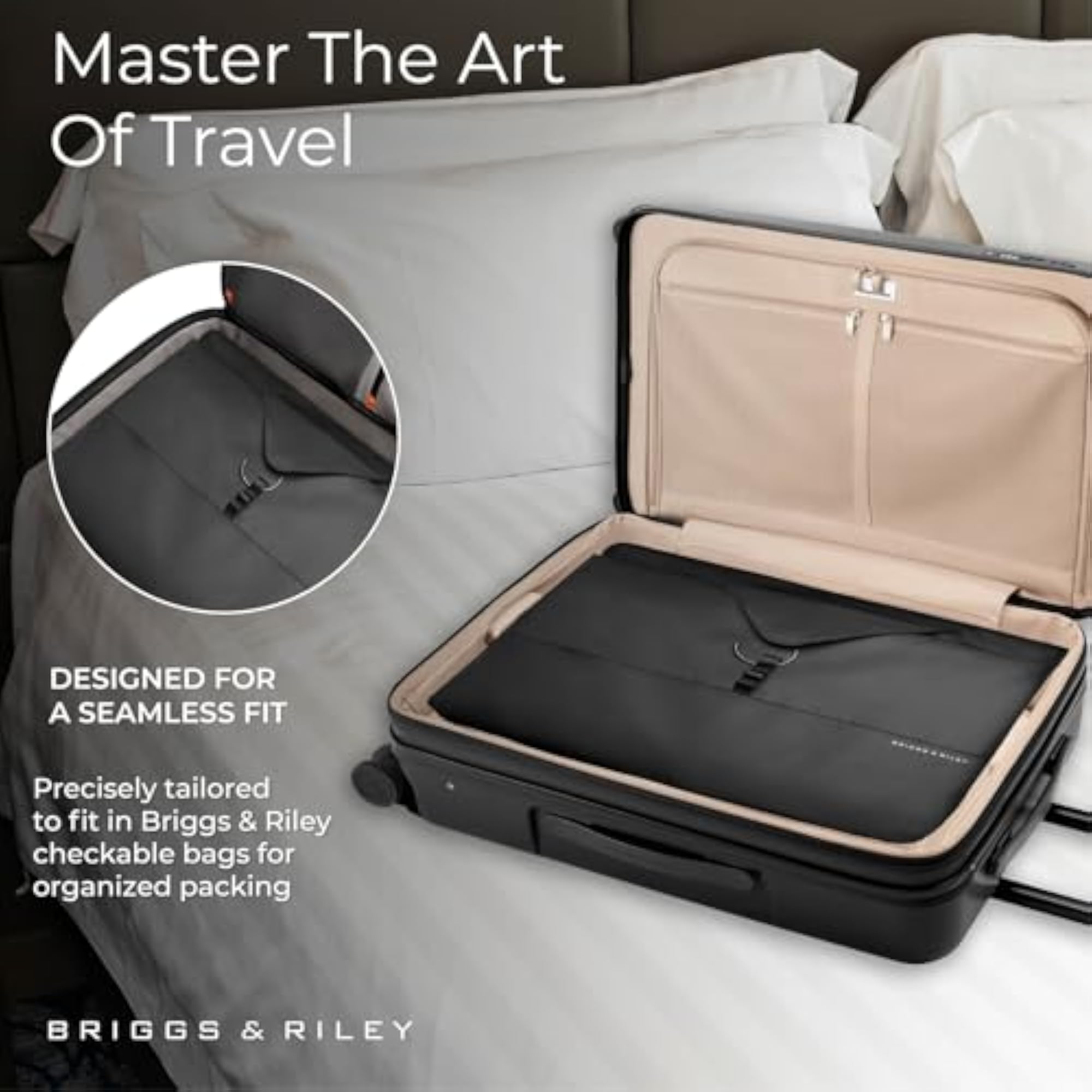 Baseline Black Garment Bag, Check In Sleeve