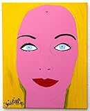 Chris Riggs art gallery original portrait 20 x 16 woman contemporary nyc