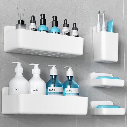 Nieifi Adhesive Wall Shelf