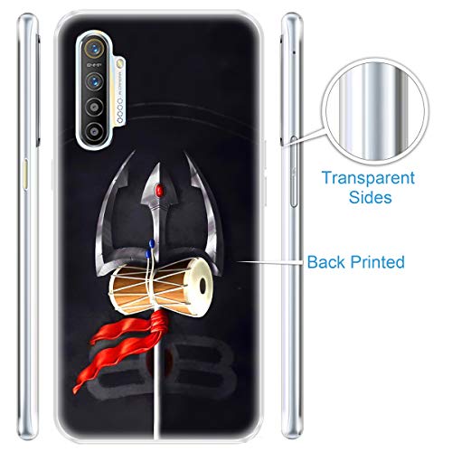 Image of Fashionury inchMAHADEV TRISHUL Designer Printed Soft Silicone Back Case Cover for Realme XT /Realme Xt Back Cover